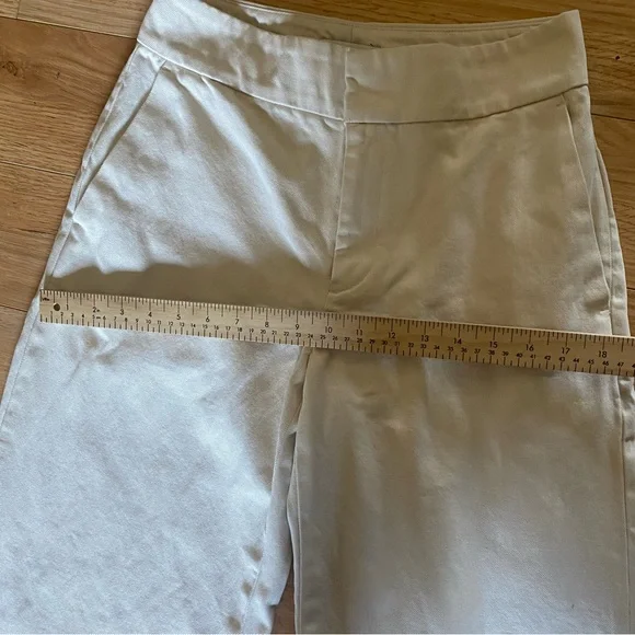 Club Monaco Cream Wide-Leg Jean Trousers - Picture 14 of 16